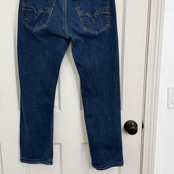 Diesel Larkee Relaxed Jeans Mens‎ 32x27.5 Blue Button Fly Medium Wash Y2K - Picture 6 of 16
